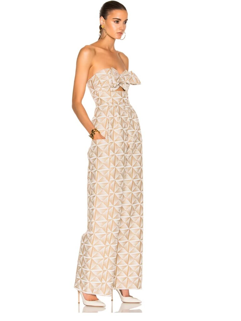 Johanna Ortiz Javari Jaquard Jumpsuit - Picture 3 of 14